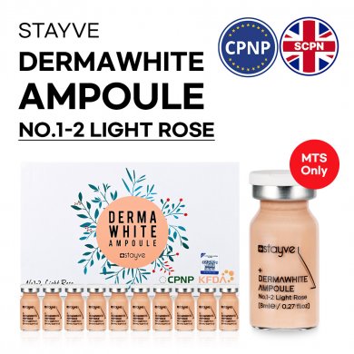 STAYVE BBGLOW DERMAWHITE AMPOULE no.1-2 light rose