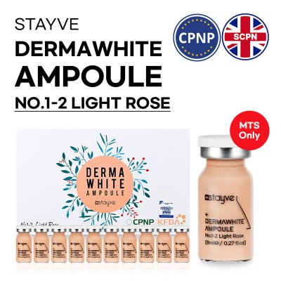 STAYVE BBGLOW DERMAWHITE AMPOULE no.1-2 light rose